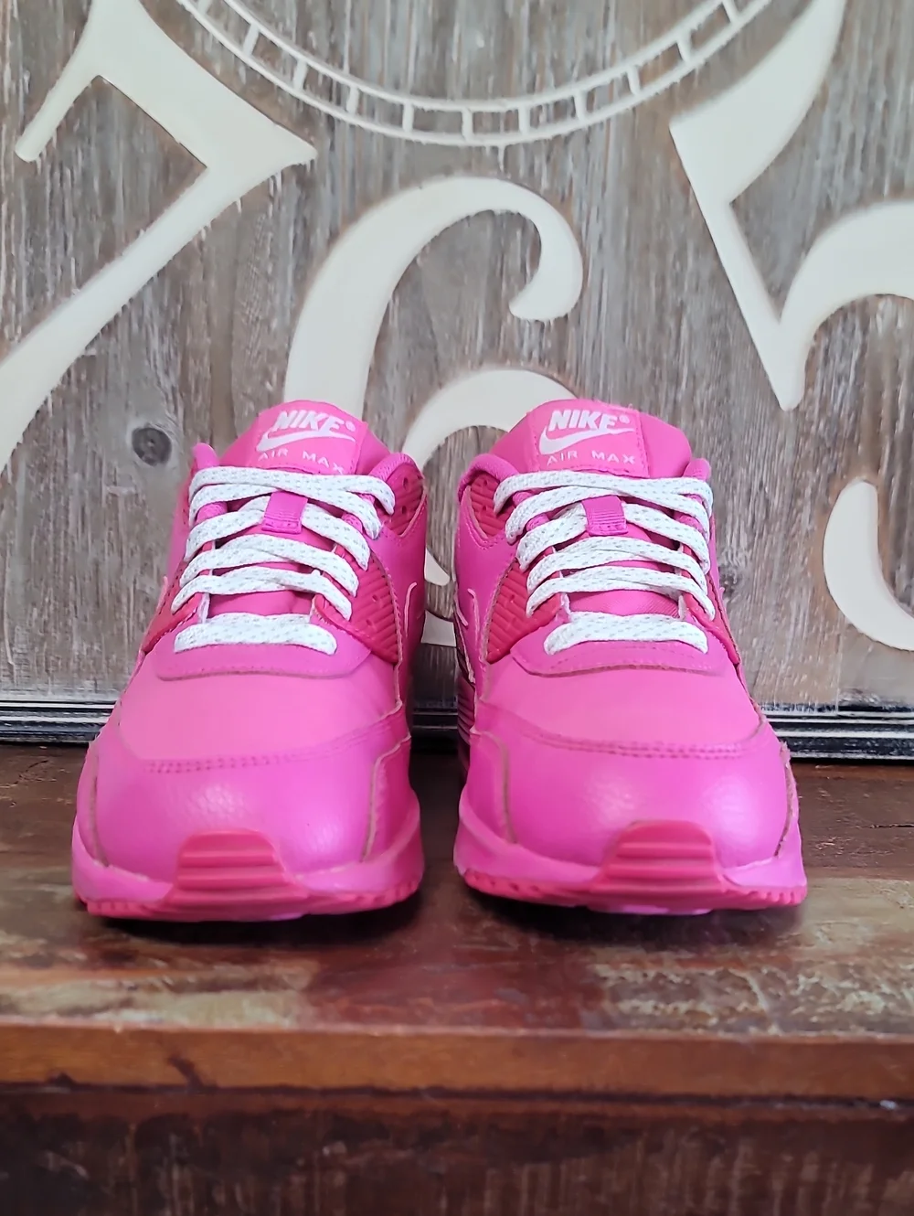 🔥 Nike Air Max 90 LTR 'Laser Fuchsia' Wmns 8.5 Good Cond. Fast Shipping